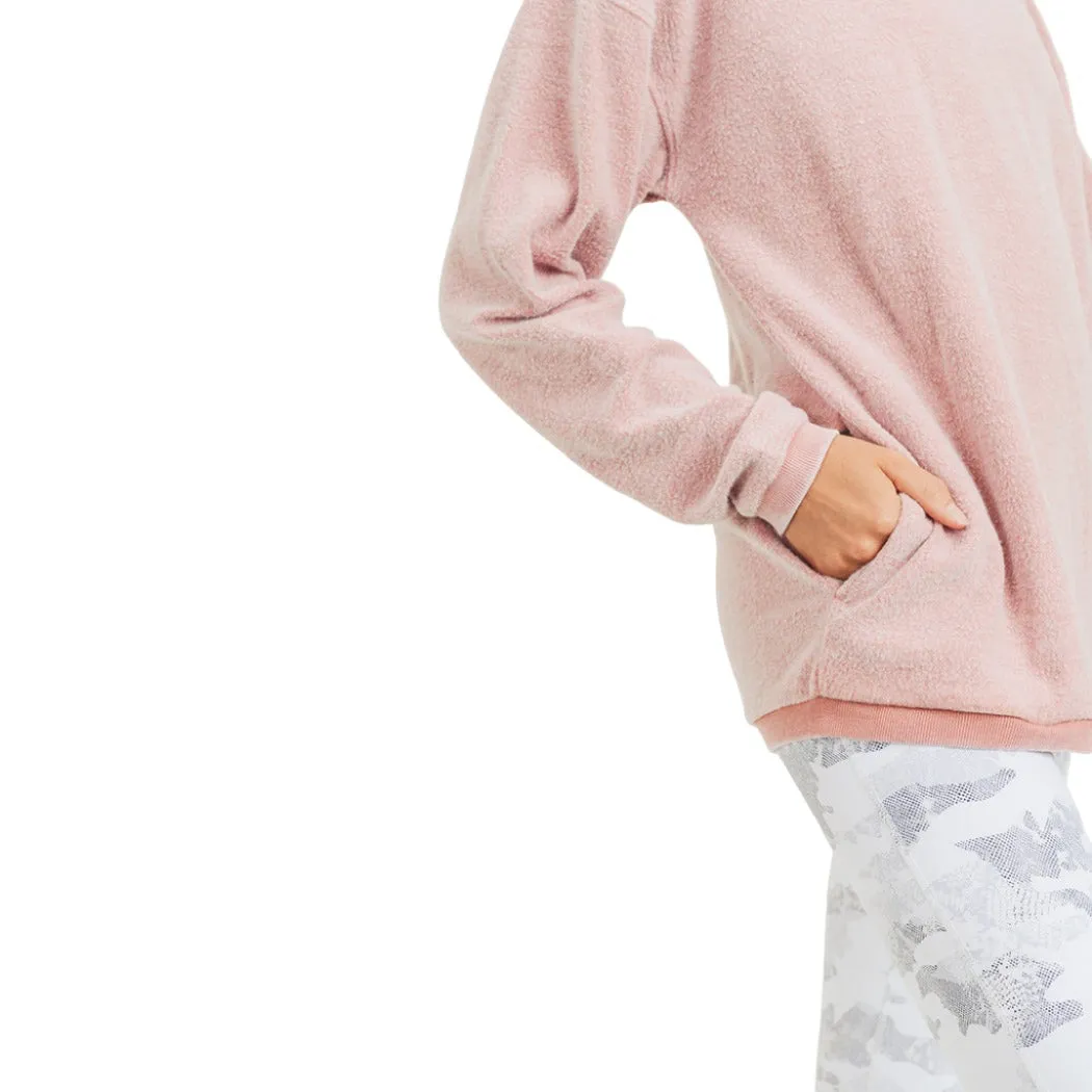 Mono B Pull à capuche en polaire KT11575 Plus