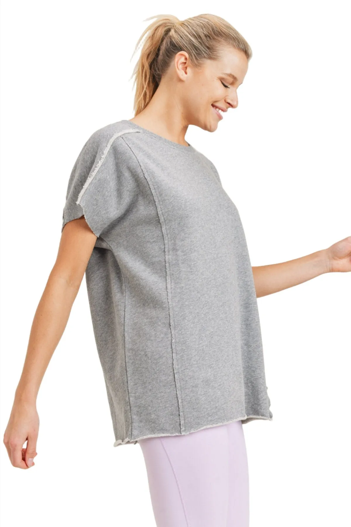Pull en French Terry Mono B KT11772 Heather