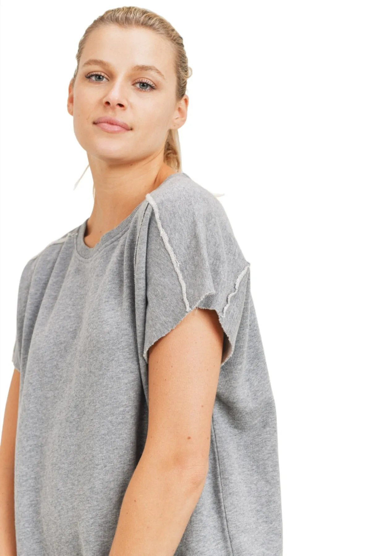 Pull en French Terry Mono B KT11772 Heather
