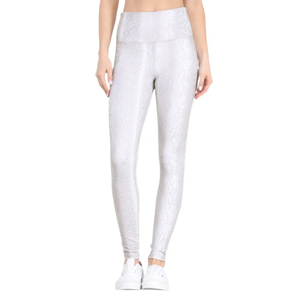 Legging imprimé serpent gris mono B APH2828