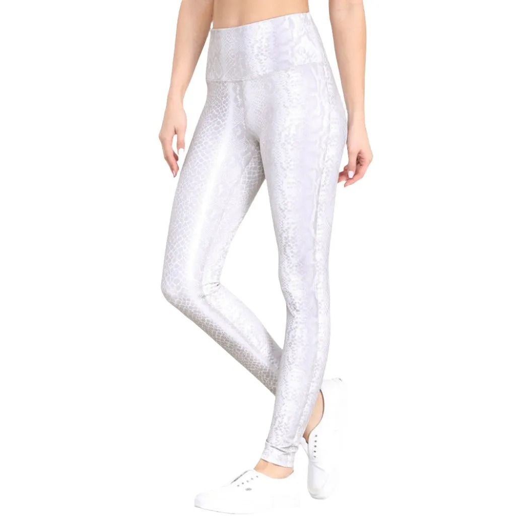 Legging imprimé serpent gris mono B APH2828