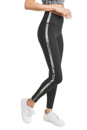 Mono B  Leggings à motifs animaux mélangés APH2984 et Plus
