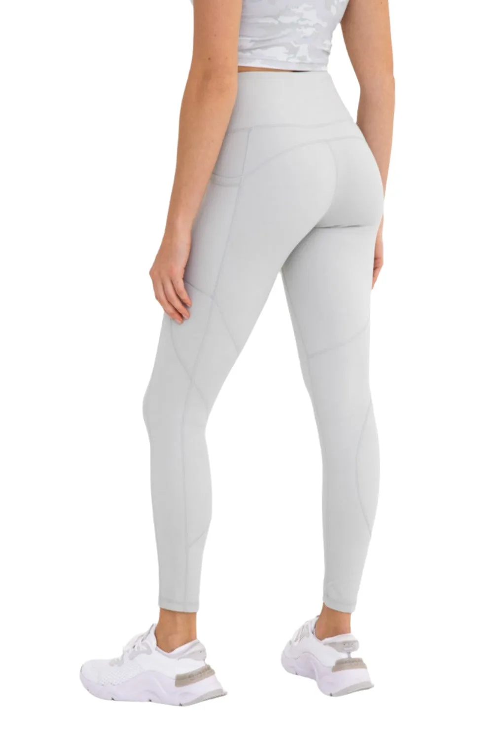 Mono B Newport Leggings Haute Taille Sans Couture Avant avec Insertion Courbée APH-A0738