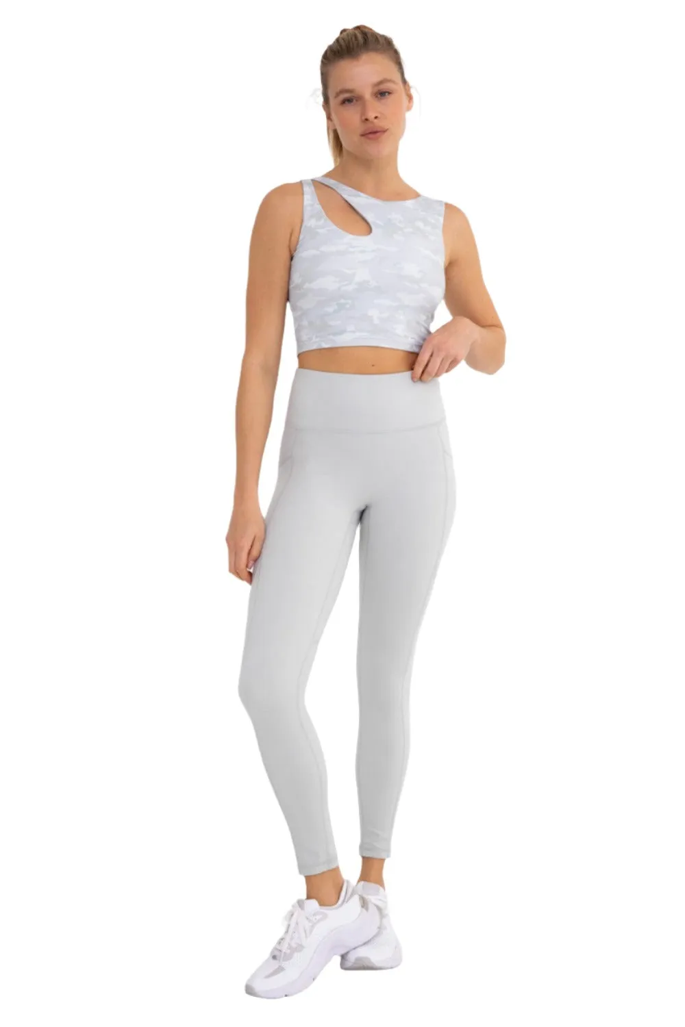 Mono B Newport Leggings Haute Taille Sans Couture Avant avec Insertion Courbée APH-A0738