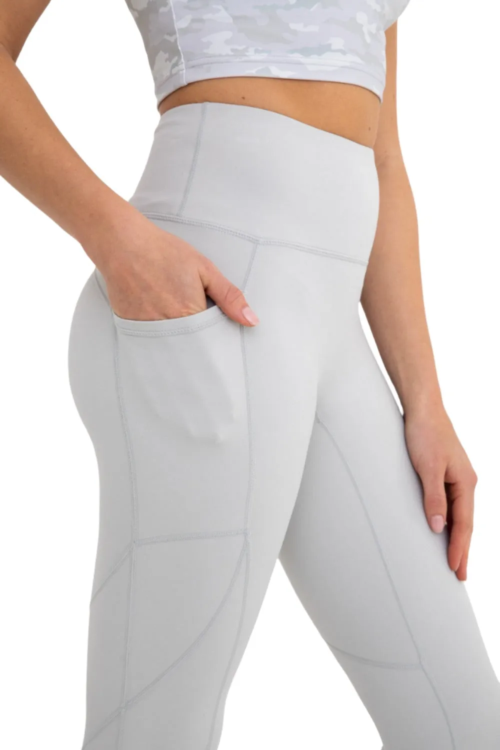 Mono B Newport Leggings Haute Taille Sans Couture Avant avec Insertion Courbée APH-A0738