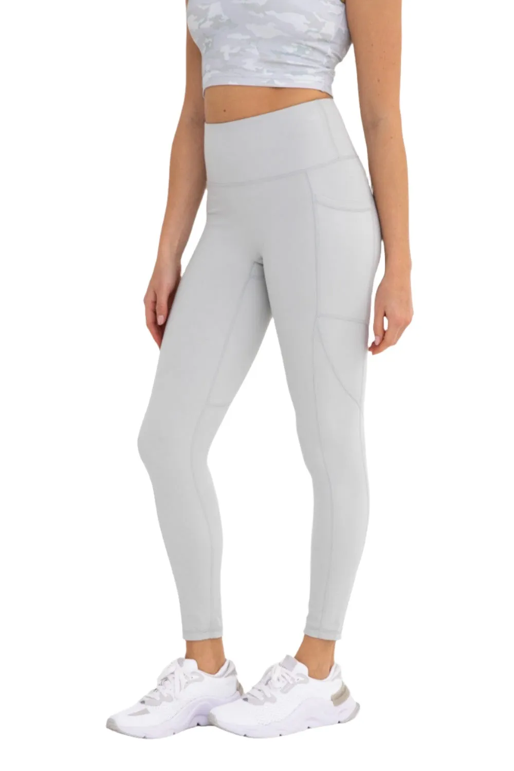 Mono B Newport Leggings Haute Taille Sans Couture Avant avec Insertion Courbée APH-A0738
