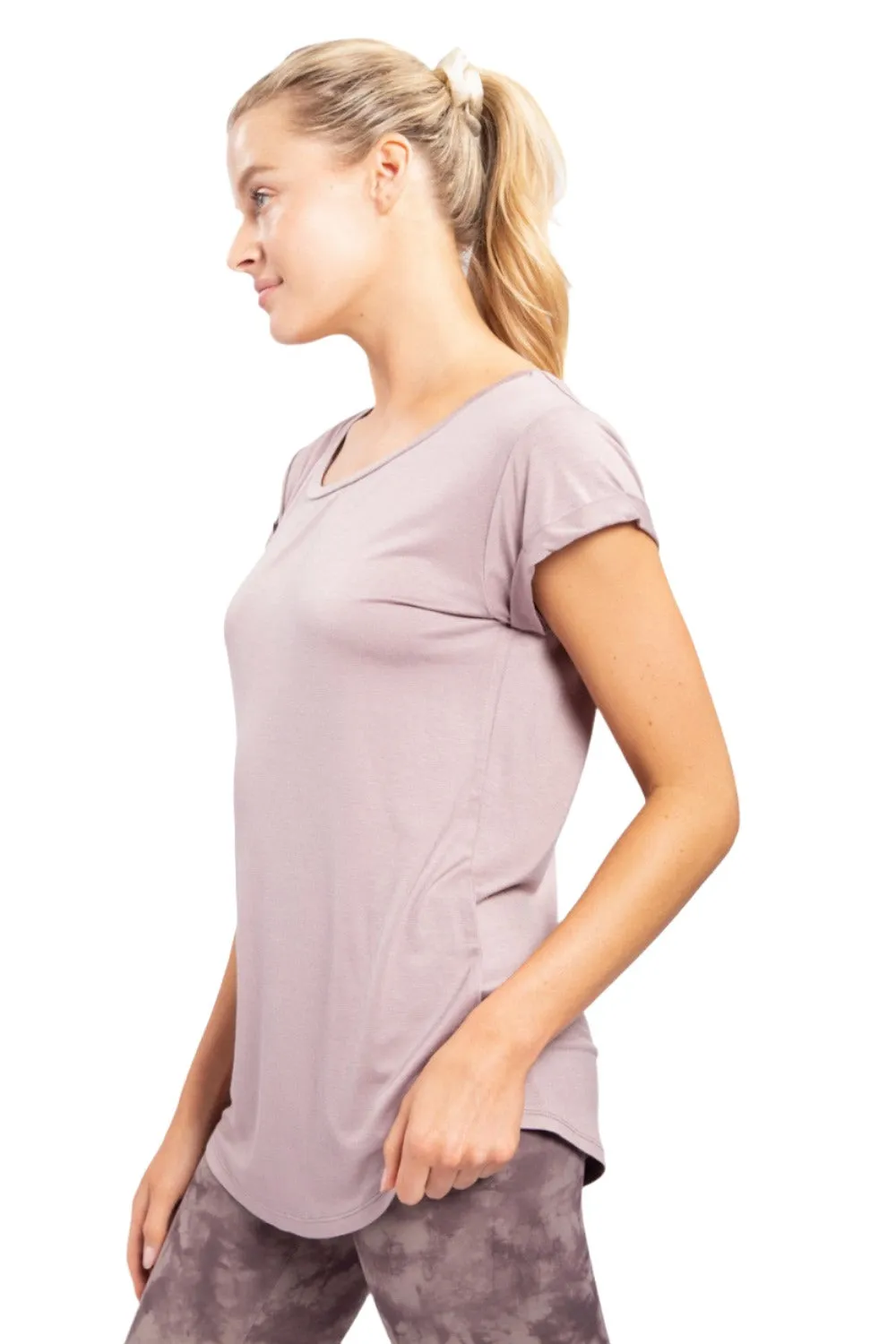 T-Shirt à Col Rond Mono B KT10967 et Plus