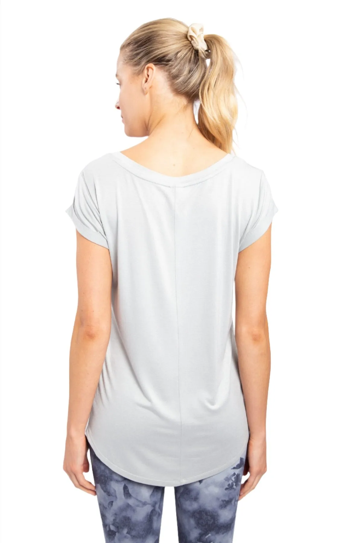 T-Shirt à Col Rond Mono B KT10967 et Plus
