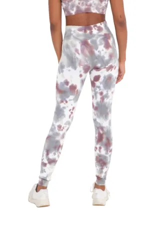 Legging seamless côtelé tie-dye mono B APH3176