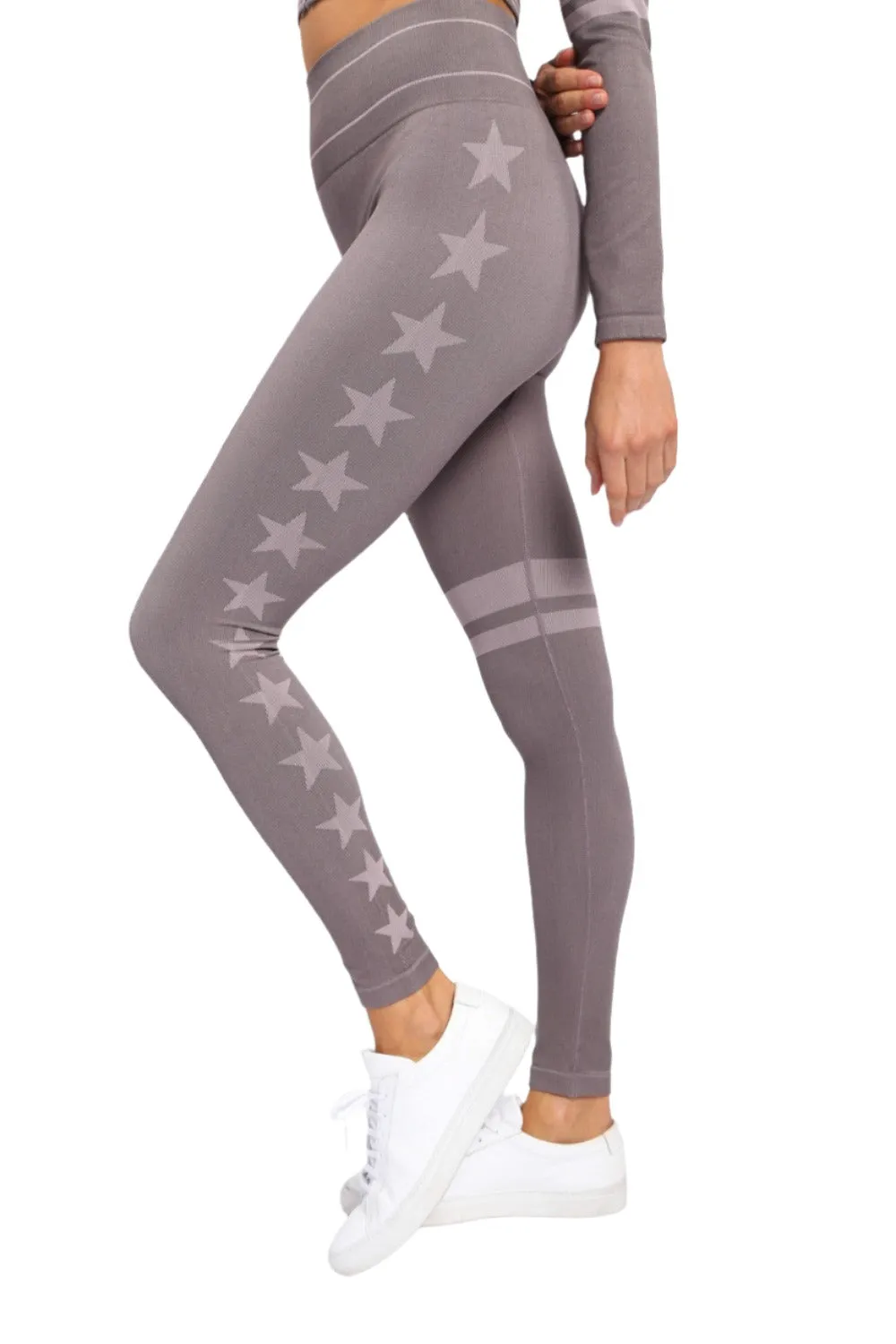 Mono B Stars and Stripes Collant Sans Couture APH-A0992