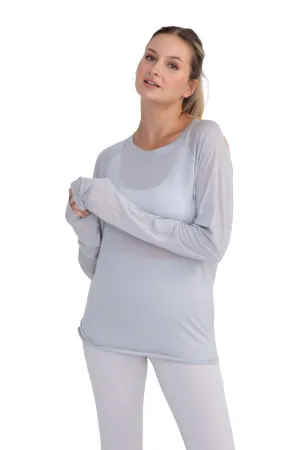 Haut à manches longues en Tencel Mono B KT-A0693