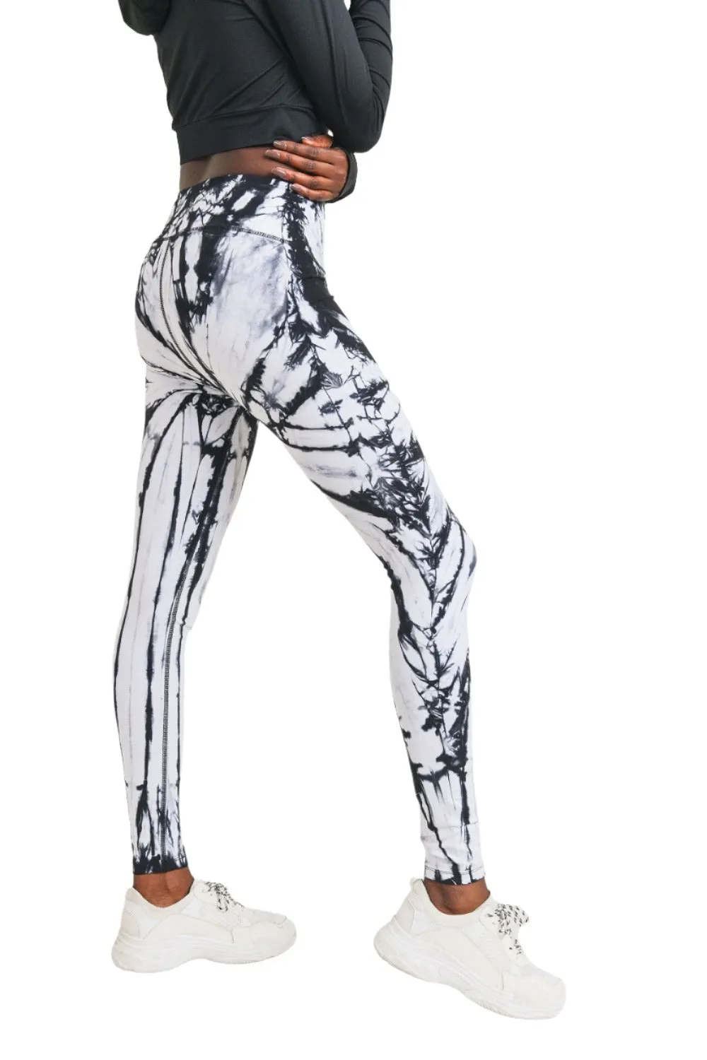 Legging Haut Taille Longueur Longue Mono B Tie-Dye APH3053