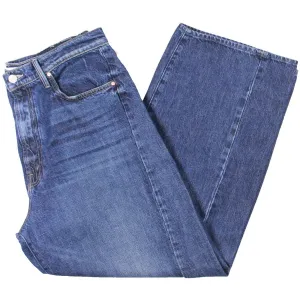 Jean Femme Mère à Jambe Large Chevillère