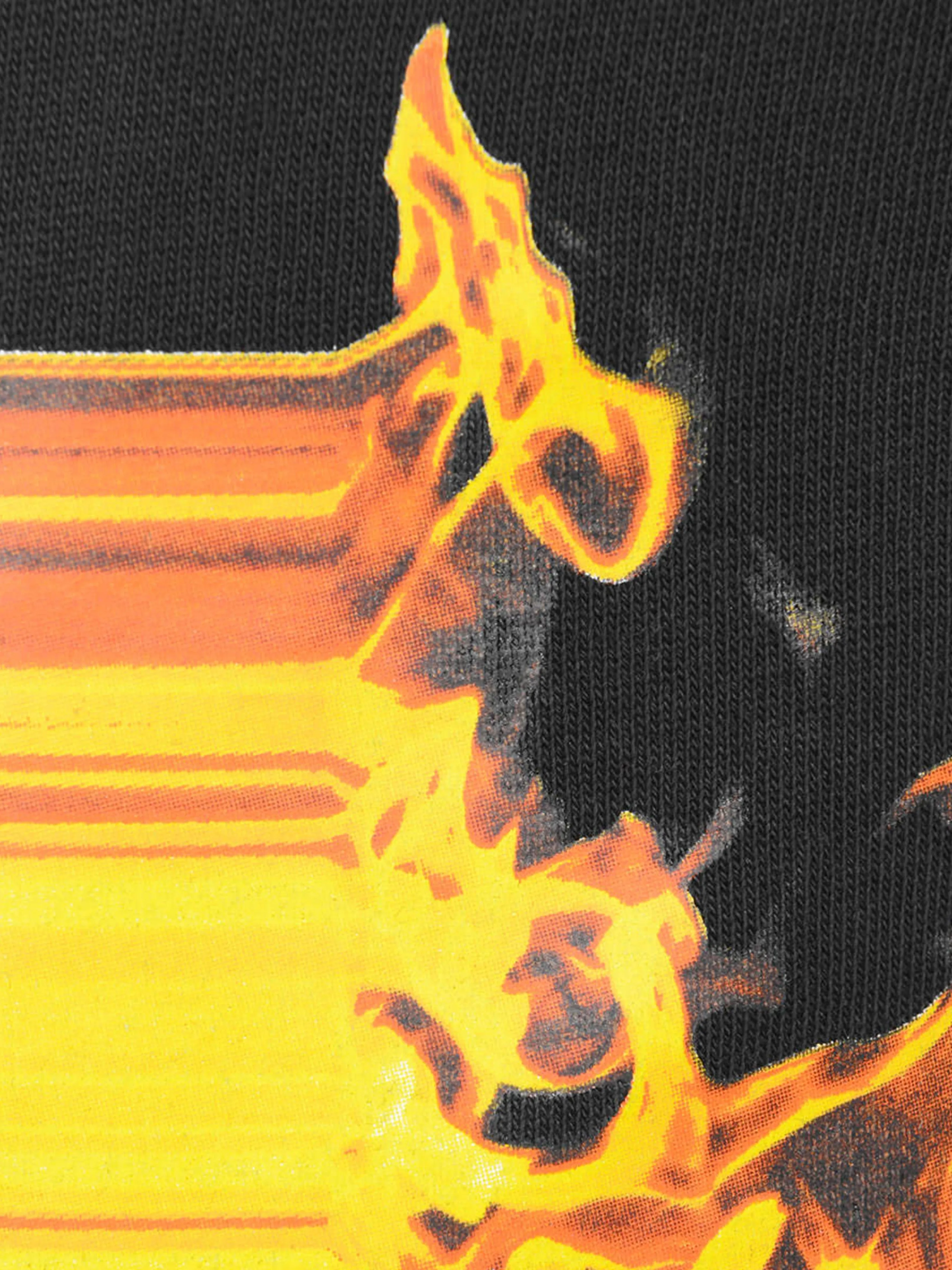 Neil Barrett Shorts pour Garçons - Bermuda à Imprimé Flammé