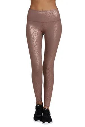 Noli Yoga Collant Brillant Rose
