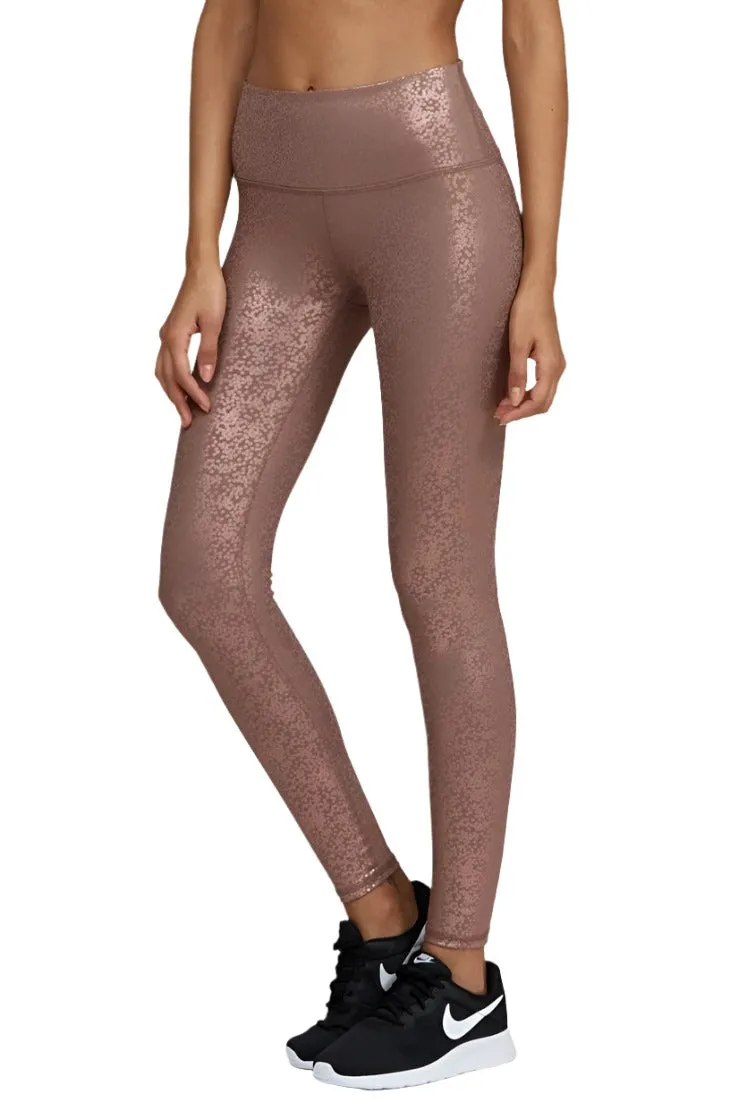 Noli Yoga Collant Brillant Rose