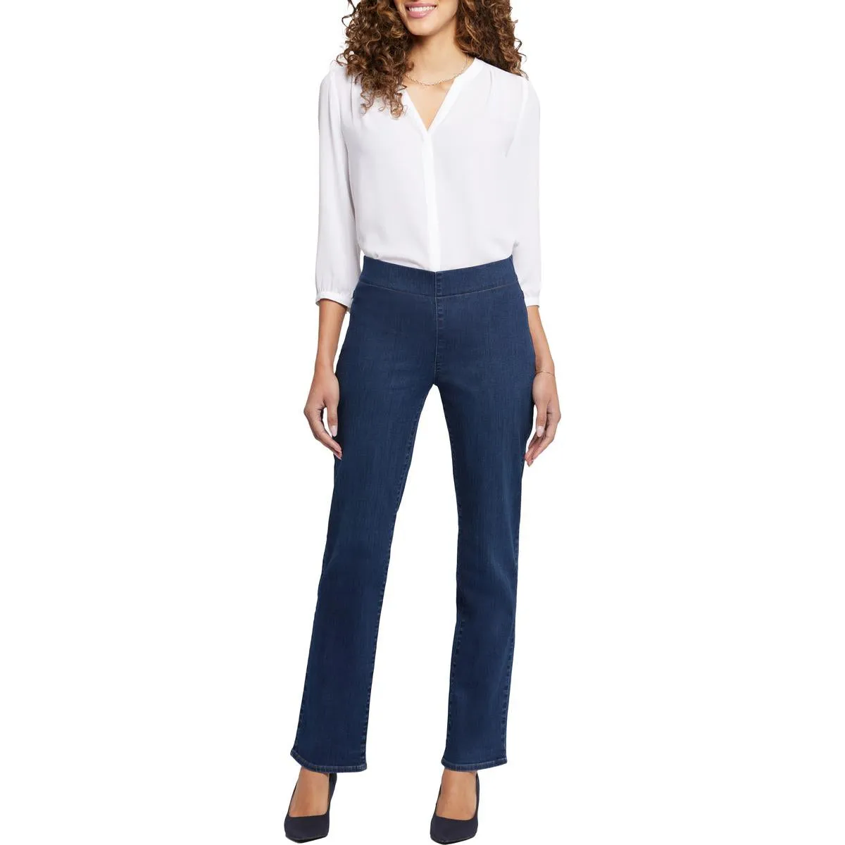 NYDJ Femmes Bailey Jean Droit Détendu en Denim
