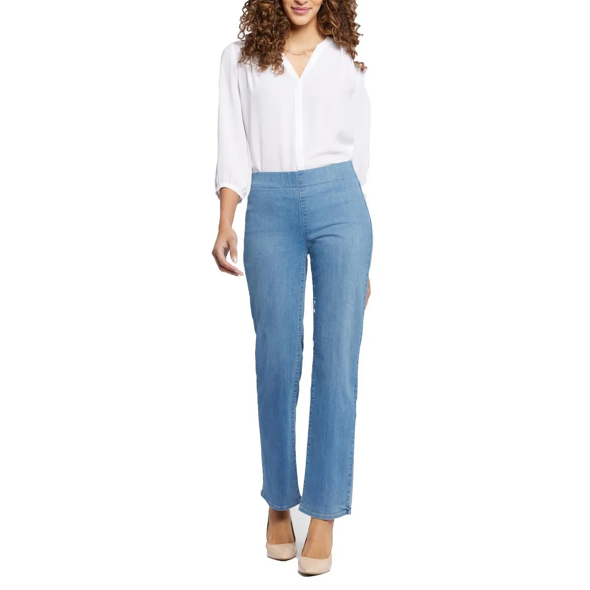 NYDJ Femmes Bailey Jean Droit Détendu en Denim