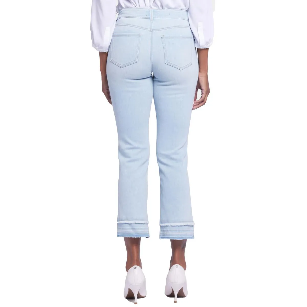 NYDJ Femmes Marilyn Ourlet Brut Denim Jeans Droit