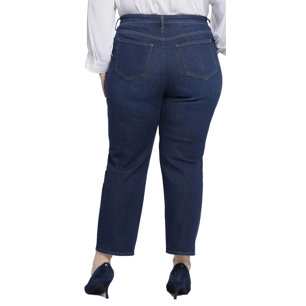 NYDJ Femmes Plus Bailey Jean Détendu à la Cheville en Denim
