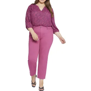 NYDJ Femmes Plus Bailey Jean Droit en Denim Élastique