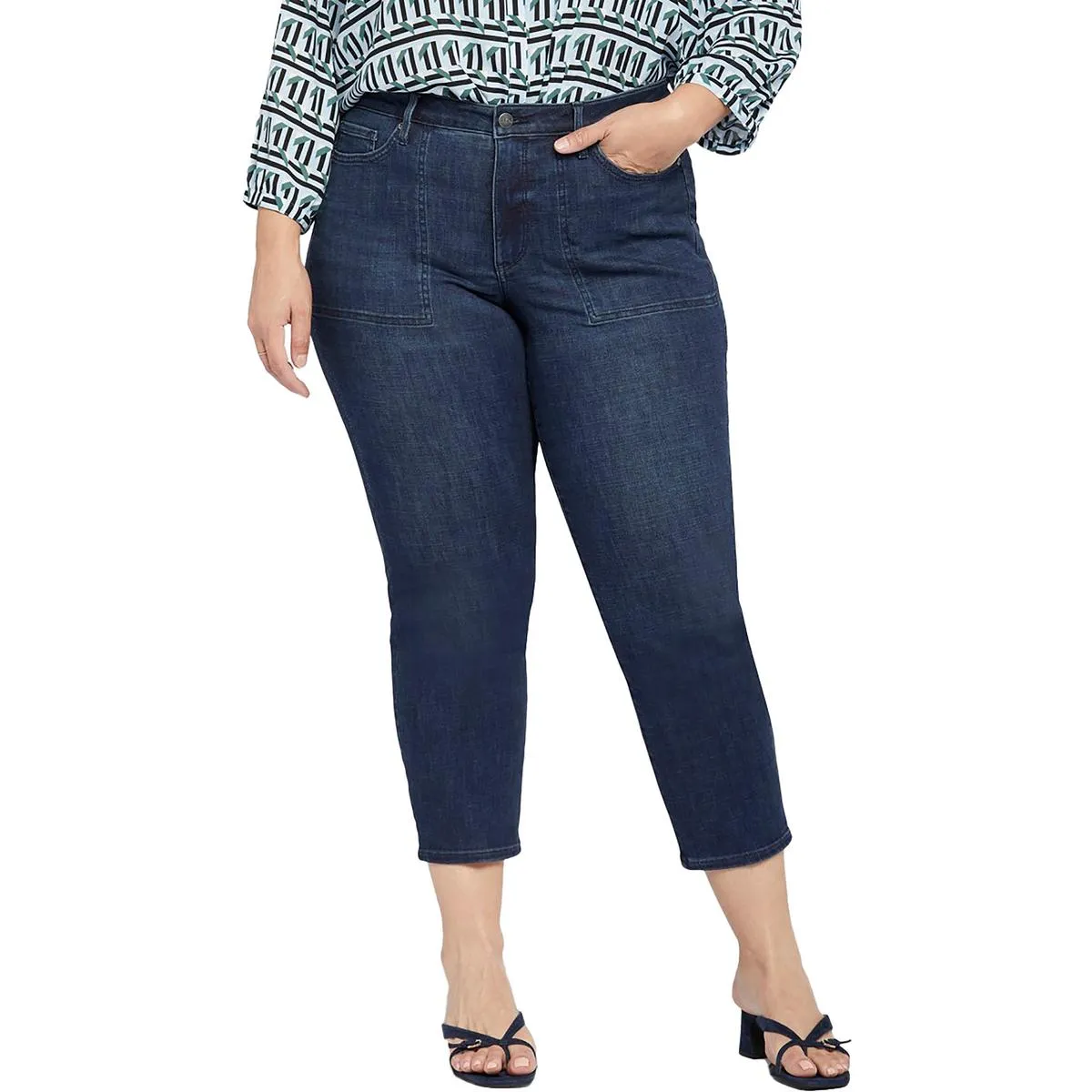 NYDJ Femmes Plus Piper Lift Tuck Technology Jeans détendus à la cheville