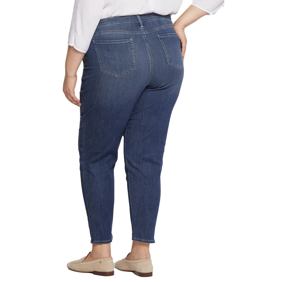 NYDJ Femmes Plus Jean Détendu à Jambe Effilée