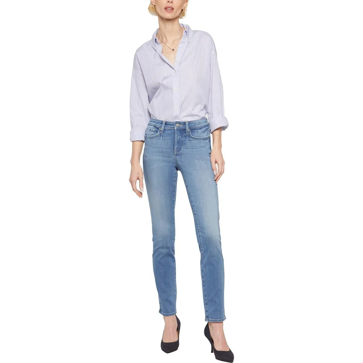 NYDJ Femmes Sheri Jean Slim à Taille Haute
