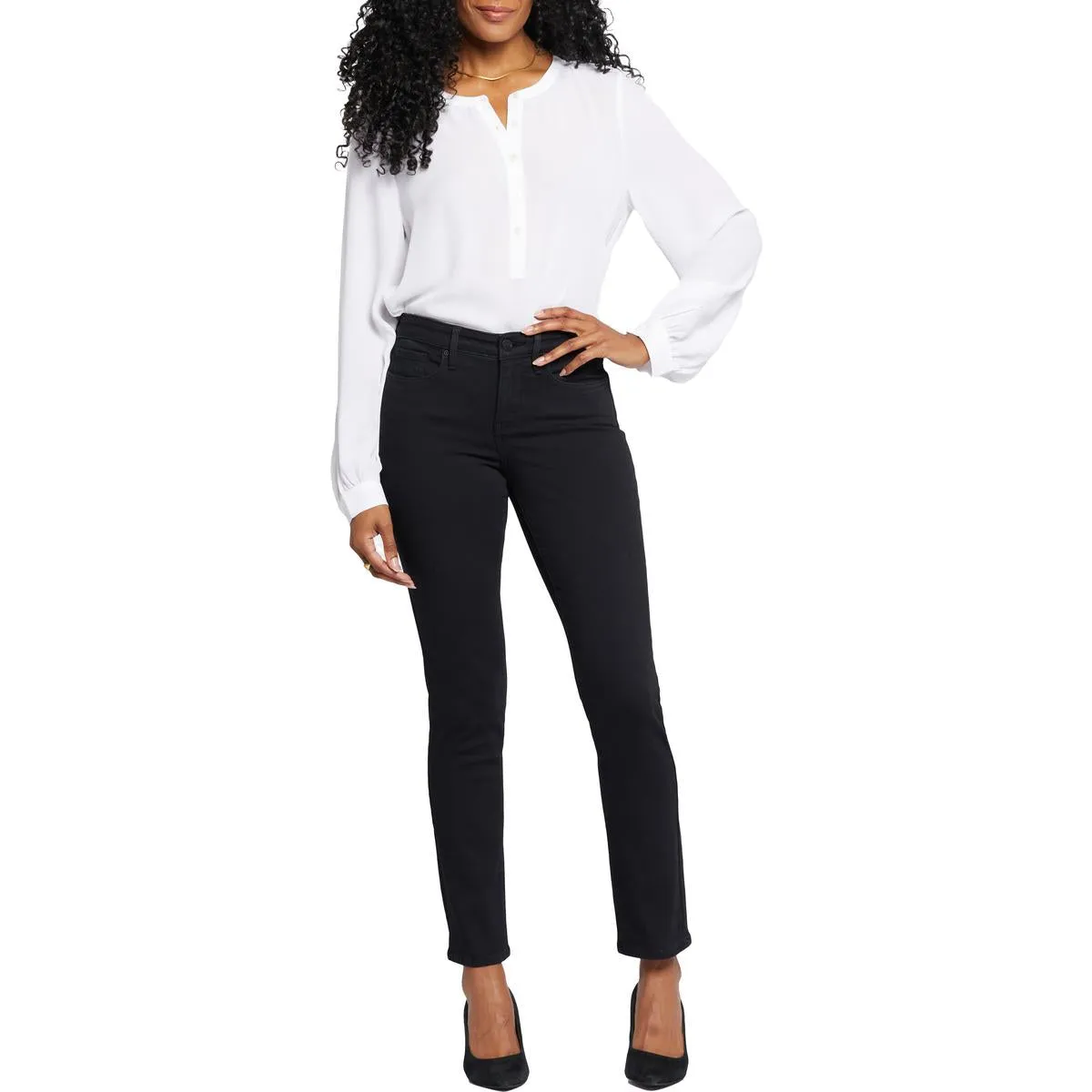 NYDJ Femmes Sheri Jean Slim à Taille Haute