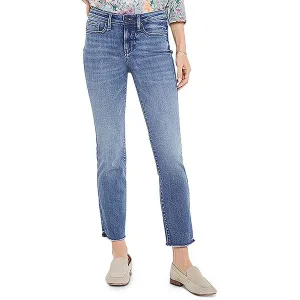 NYDJ Femmes Sheri Jeans Slim à Ourlet Effiloché et Taille Haute