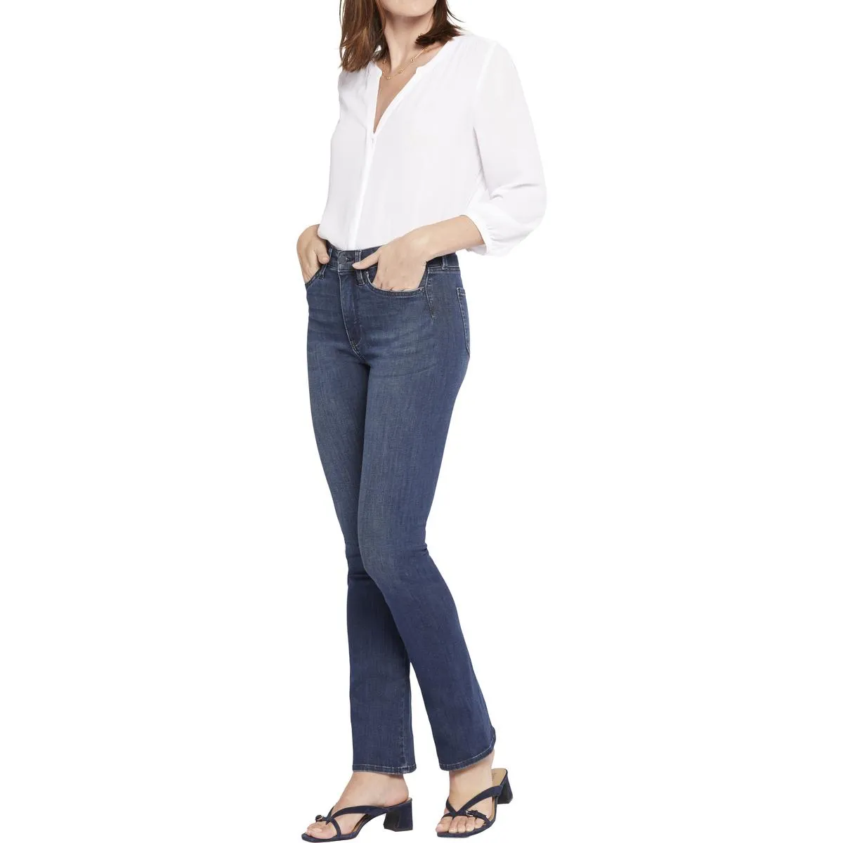 NYDJ Jeans Bootcut pour Femme en Denim Élastique
