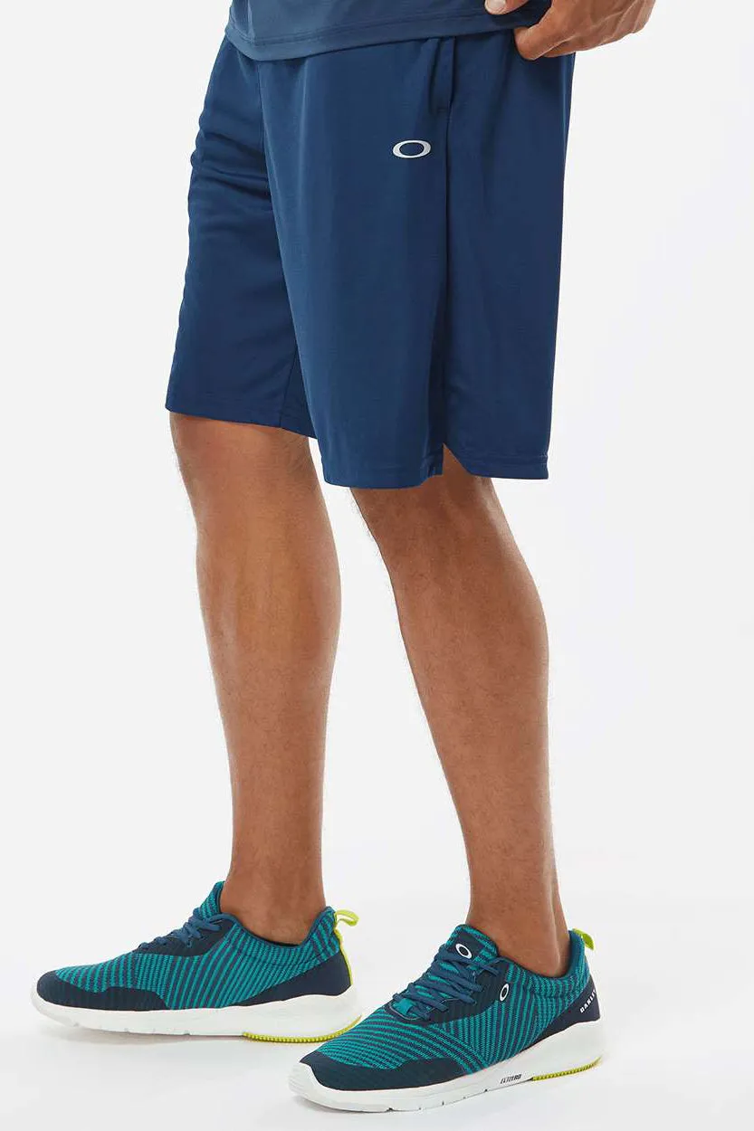 Oakley Shorts de Sport Homme Team Issue Hydrolix avec Poches - Bleu Marine Équipe - Liquidation