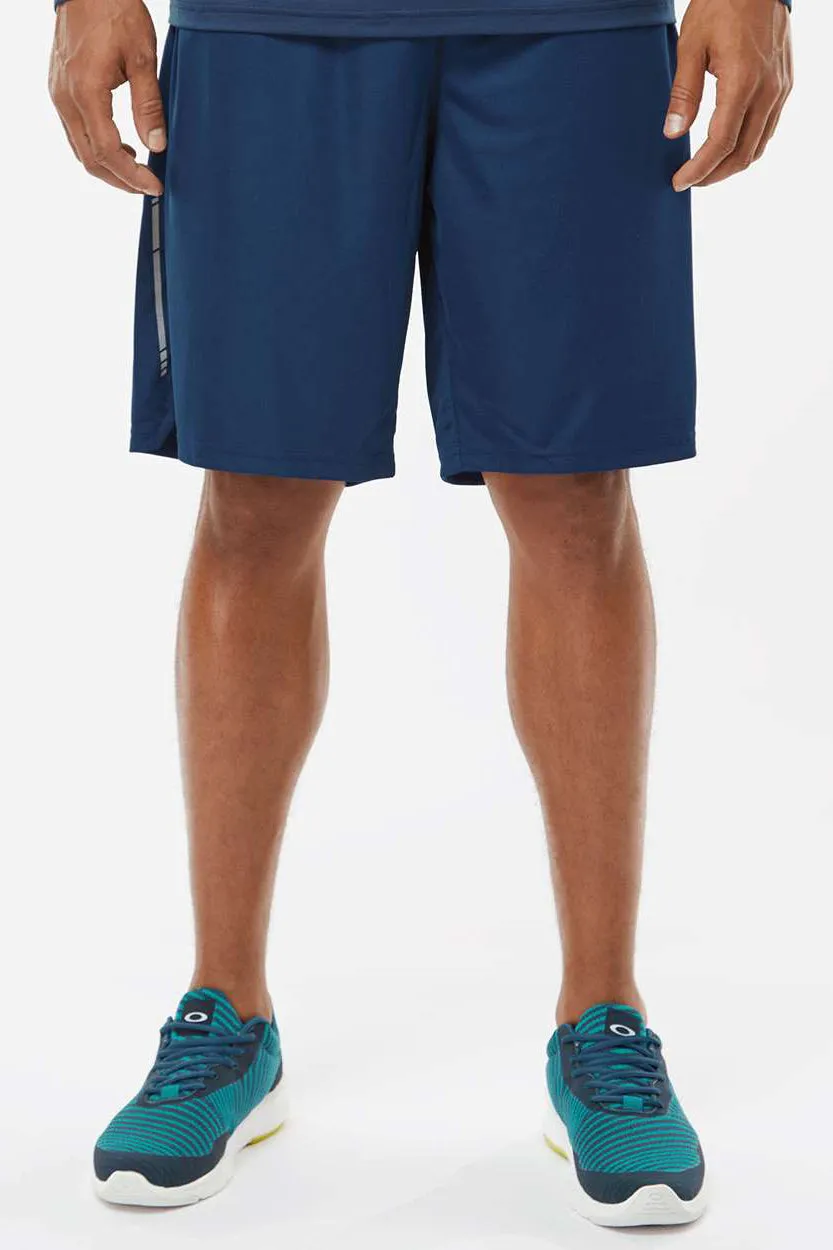 Oakley Shorts de Sport Homme Team Issue Hydrolix avec Poches - Bleu Marine Équipe - Liquidation