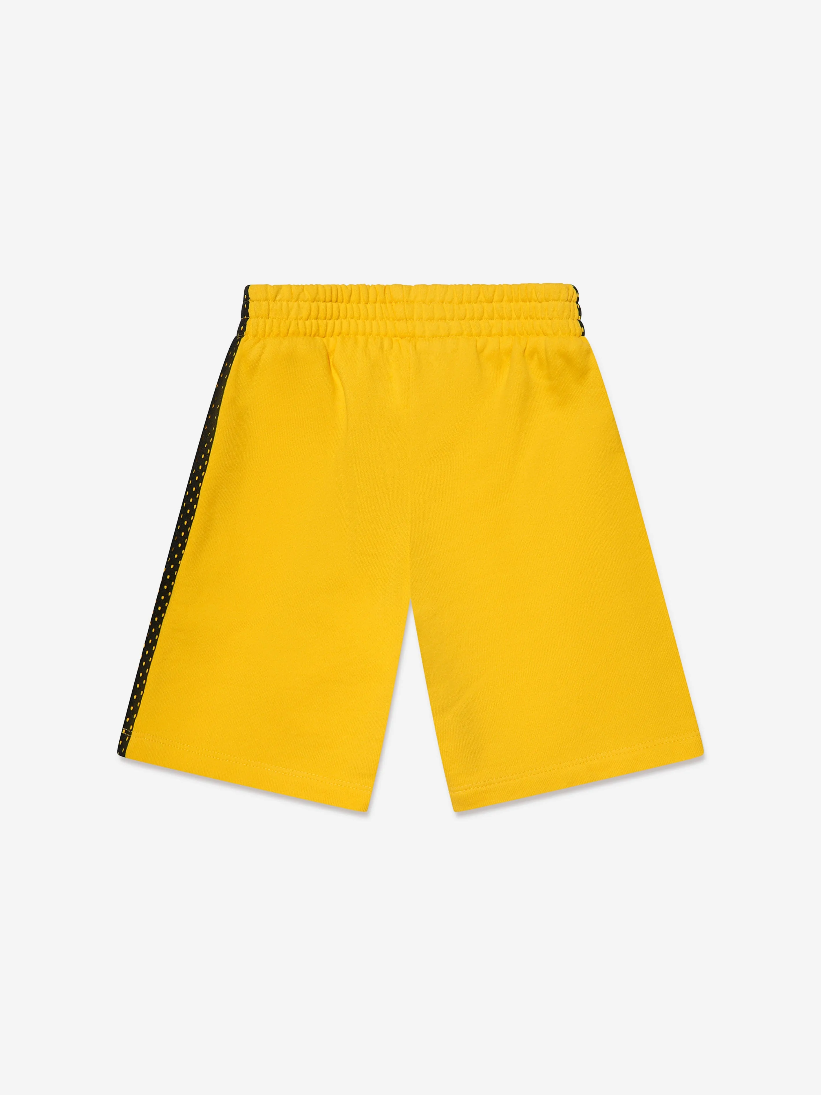 Short en maille avec logo de baseball Off-White Boys en jaune