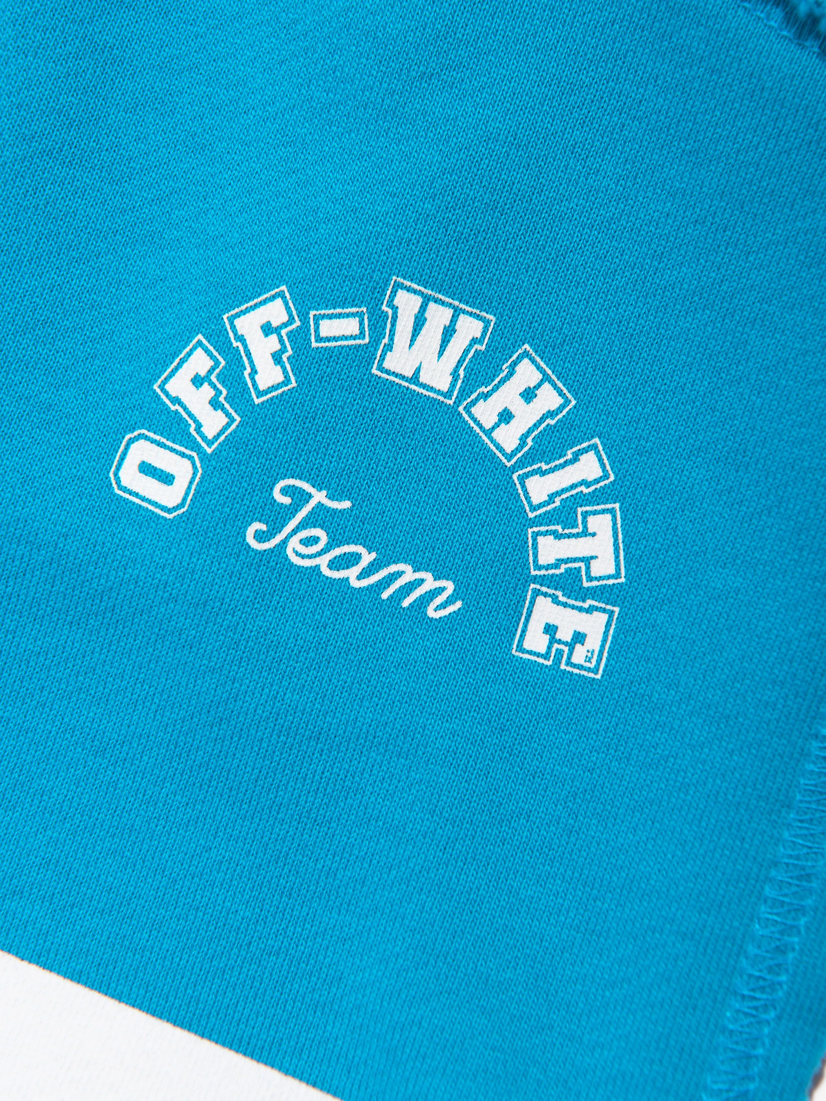 Short de survêtement Off-White Boys Team 23 en bleu