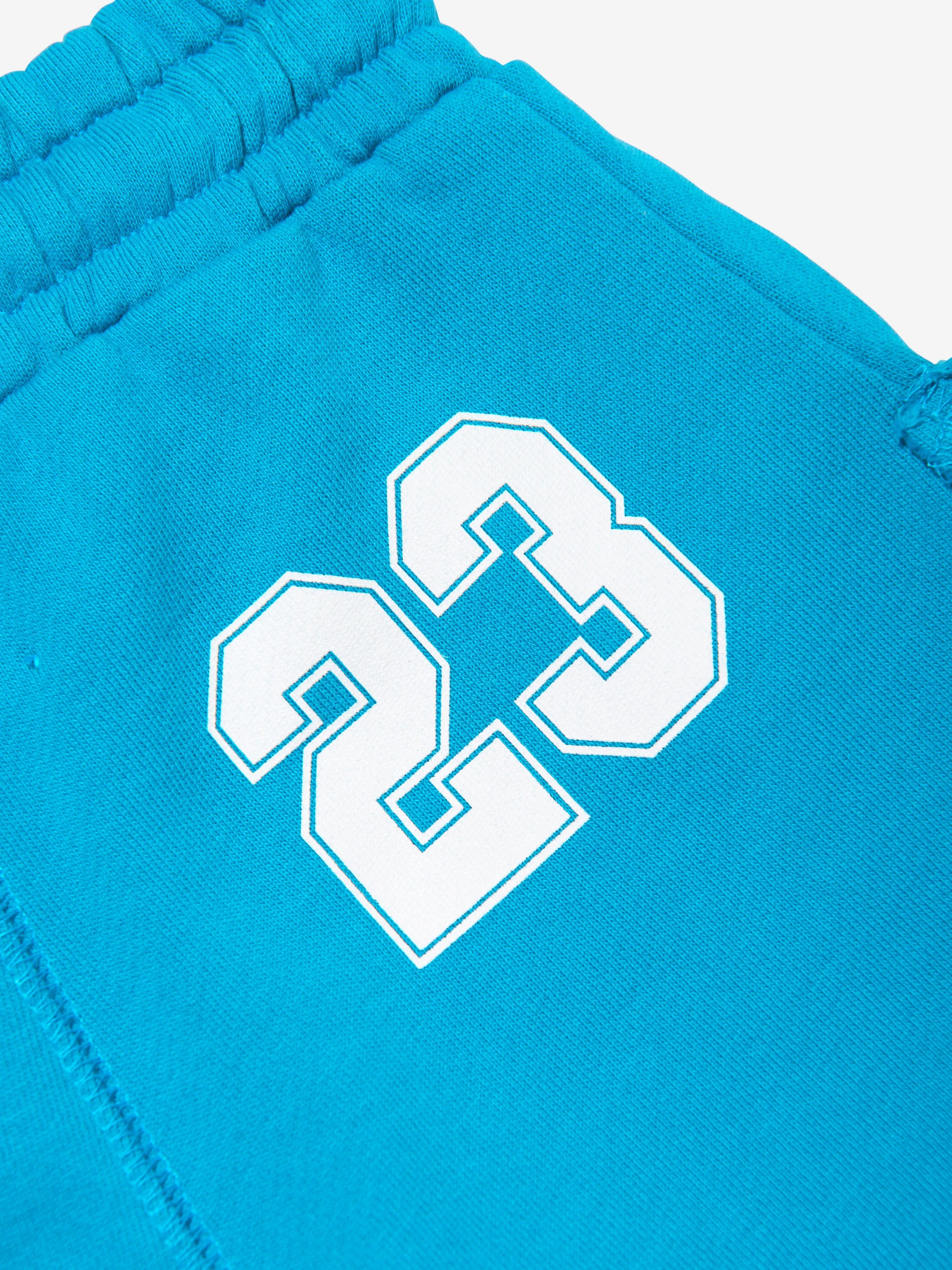 Short de survêtement Off-White Boys Team 23 en bleu