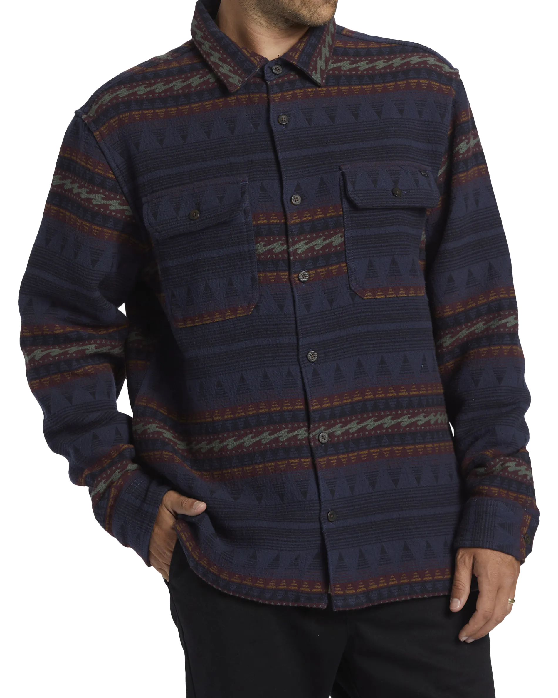 Chemise Offshore en Bleu Marine Foncé