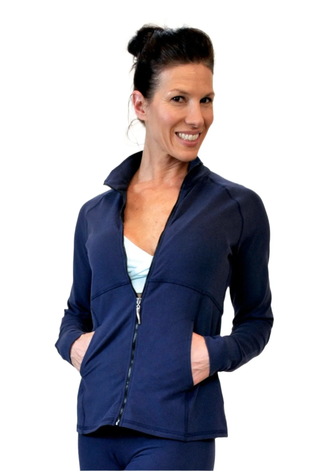 Veste à zip Empire en supplex brossé One Step Ahead 2104