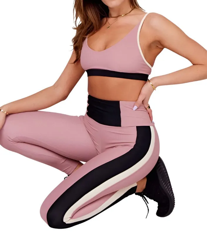 Onzie Flow Legging à Blocs de Couleur 2296
