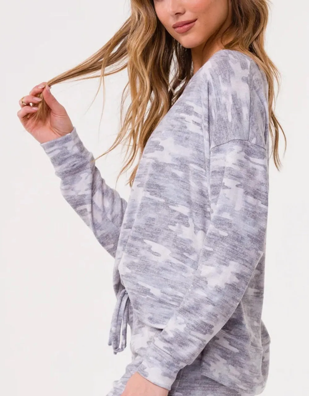 Sweat à capuche asymétrique Onzie Flow 3767