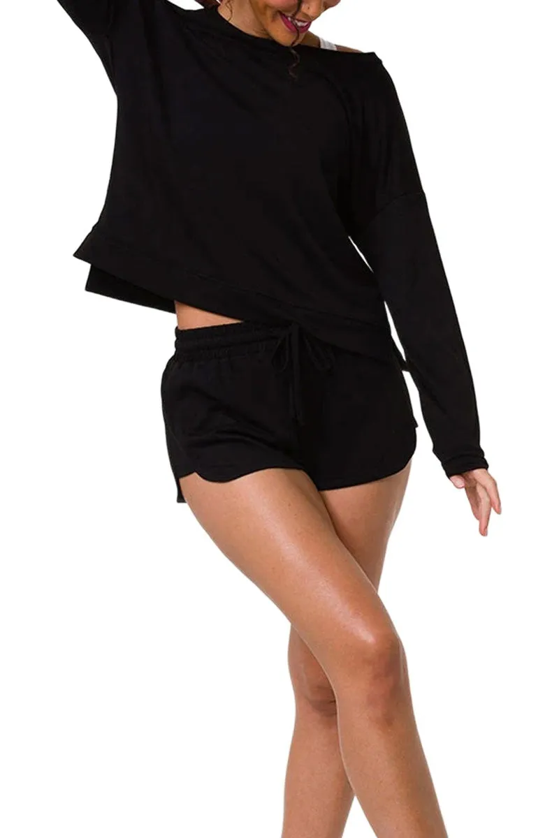 Sweat à capuche asymétrique Onzie Flow 3767