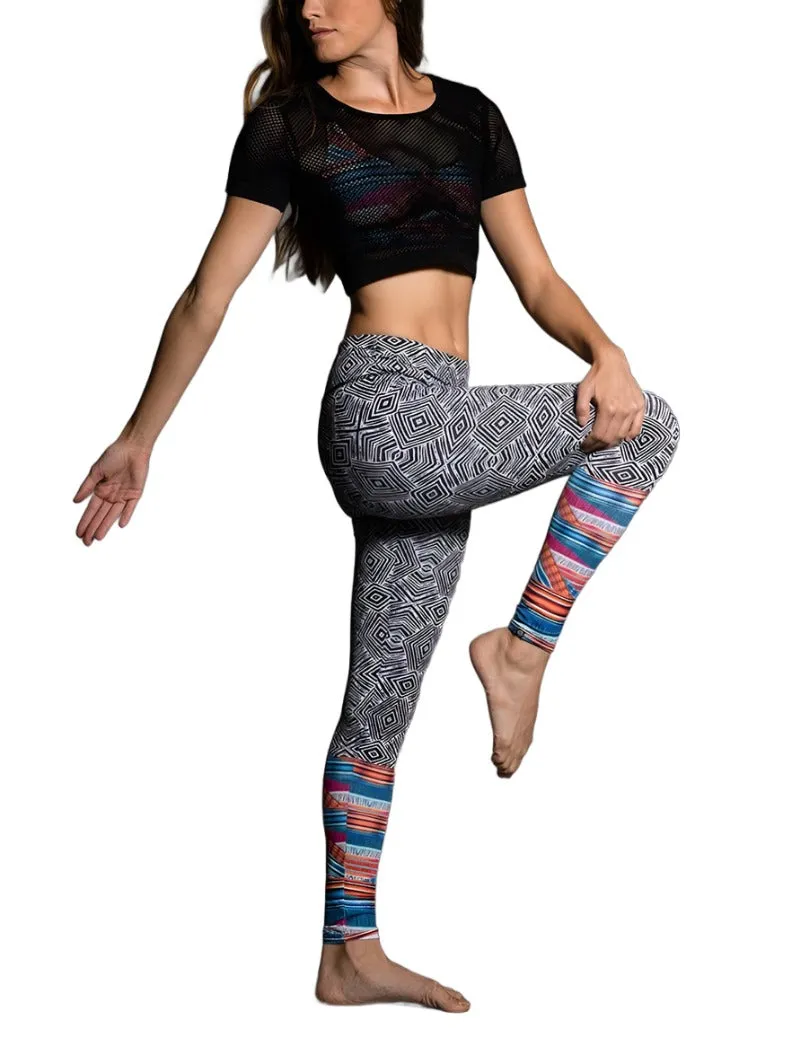 Onzie Haut de Crop en Maille Sans Couture pour Yoga Chaud 3013 Noir