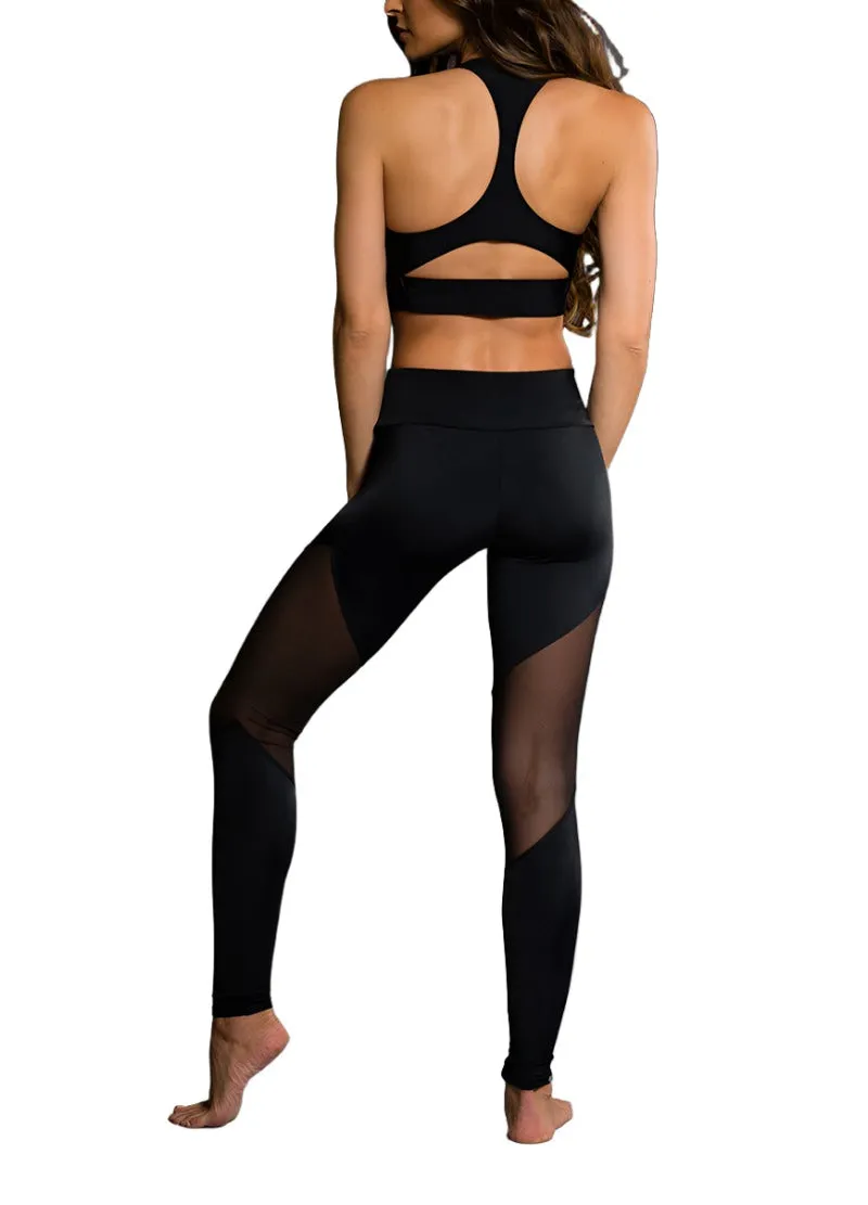 Onzie Crop Top de Yoga Racer Peek-a-boo 3024