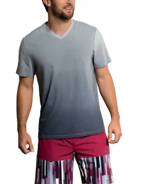 T-shirt Yoga Onzie pour Hommes à Col en V Dégradé 707 Noir