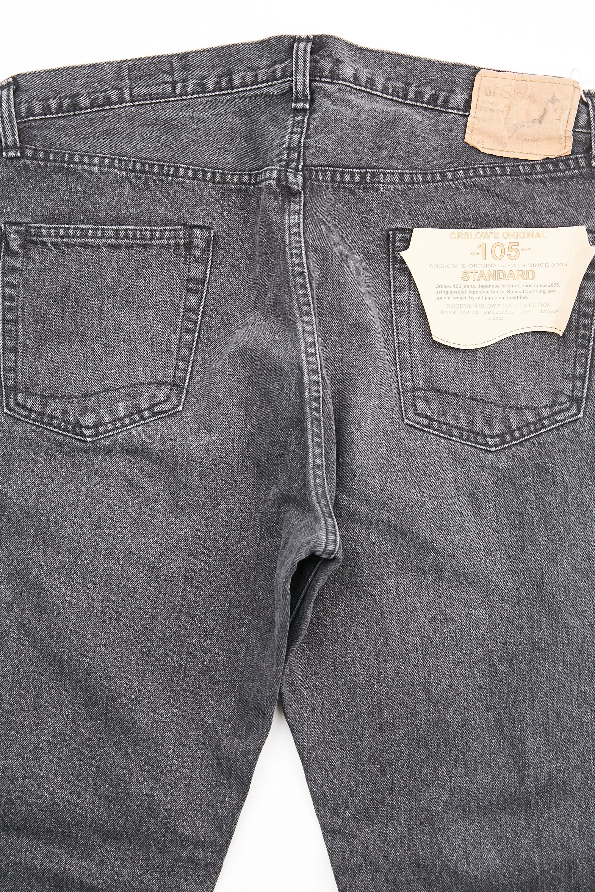 orSlow 105 Jean Noir Années 90 - Lavage Pierre