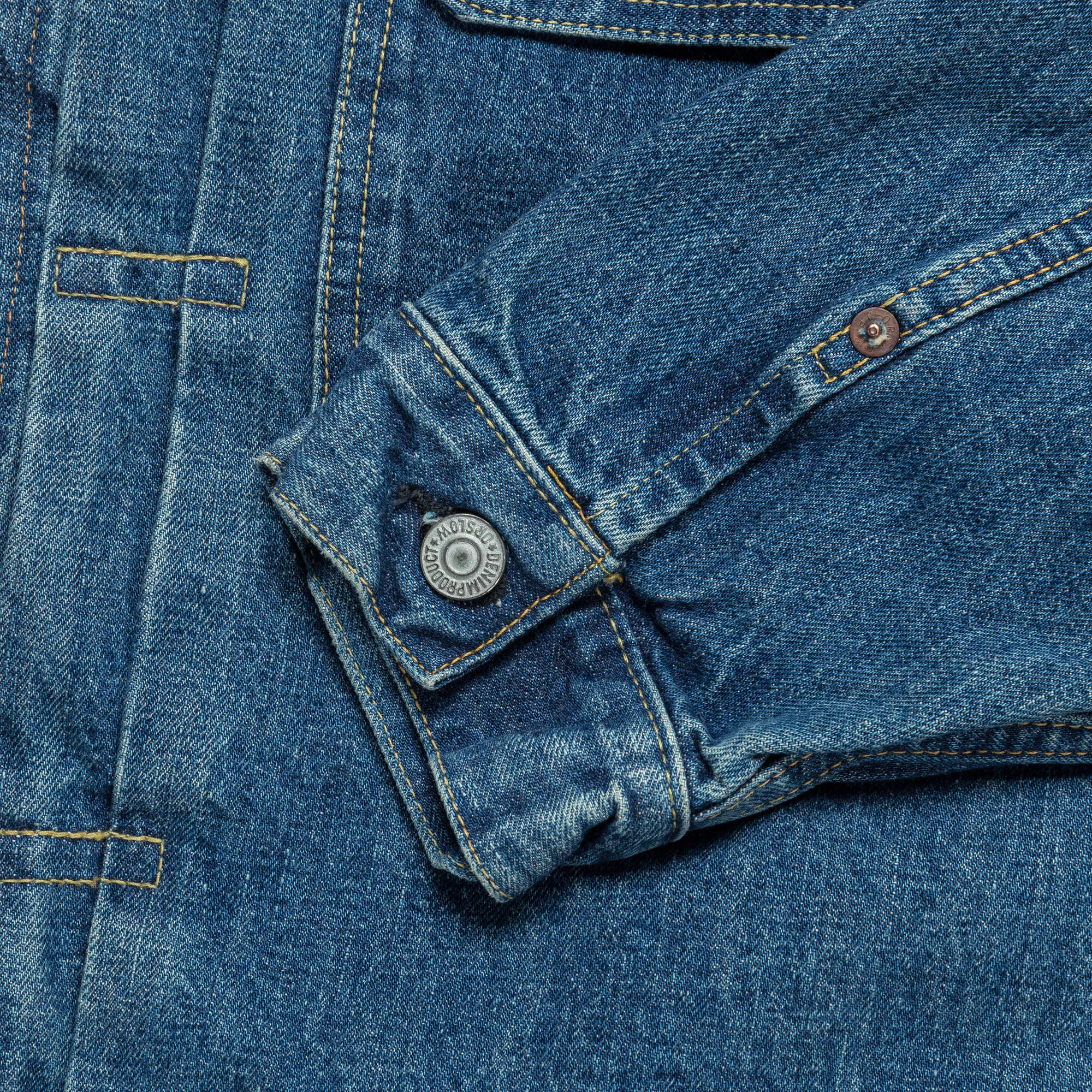 Veste en denim orSlow Type 2 des années 1950 - Lavage 2 ans