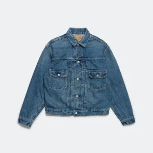 Veste en denim orSlow Type 2 des années 1950 - Lavage 2 ans