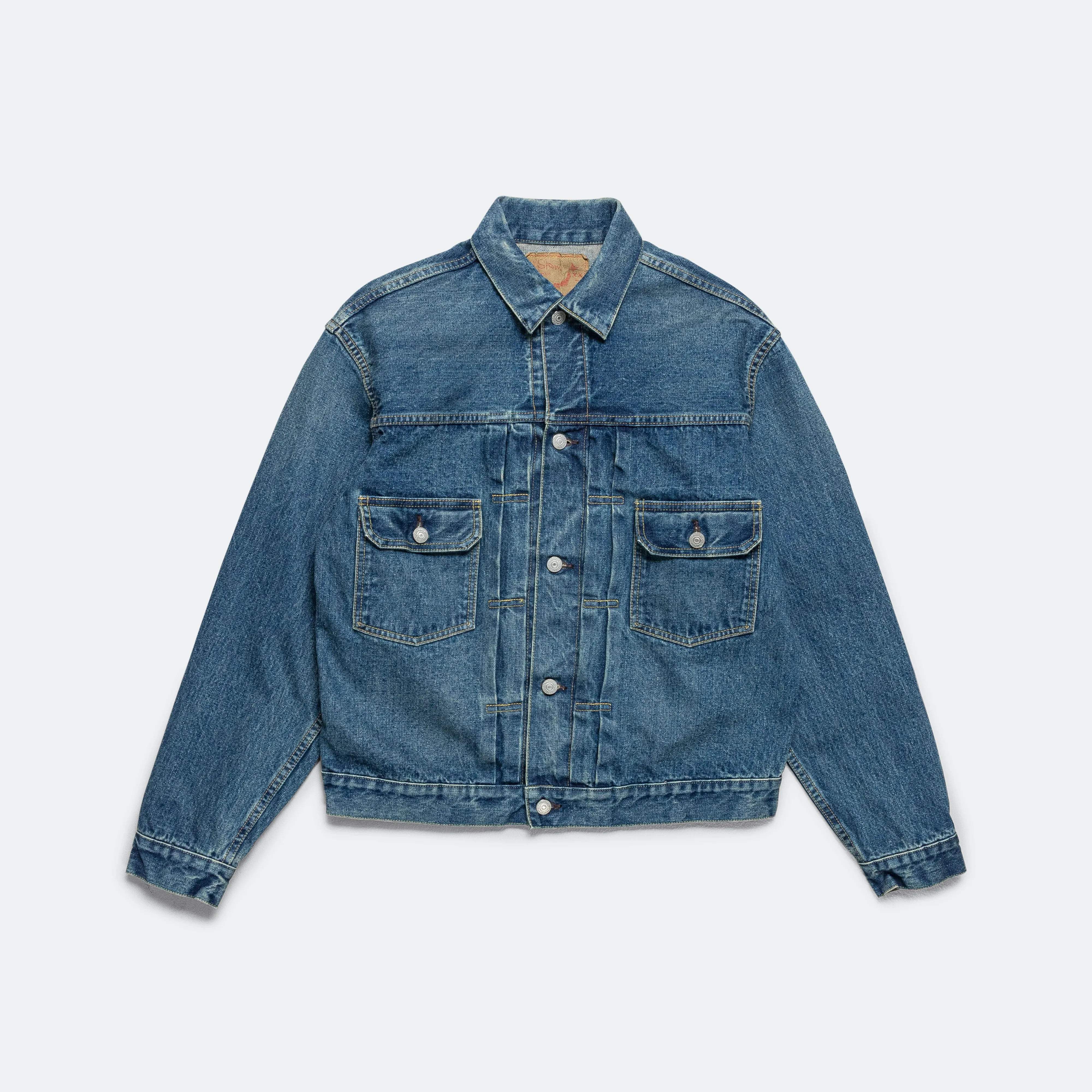 Veste en denim orSlow Type 2 des années 1950 - Lavage 2 ans