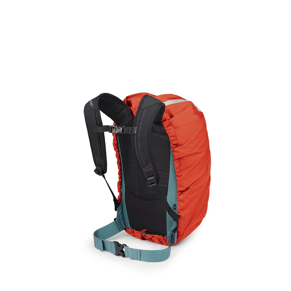 Osprey Packs Hivis Couverture de pluie pour trajet quotidien Orange Mars Petits sacs Osprey-Packs
