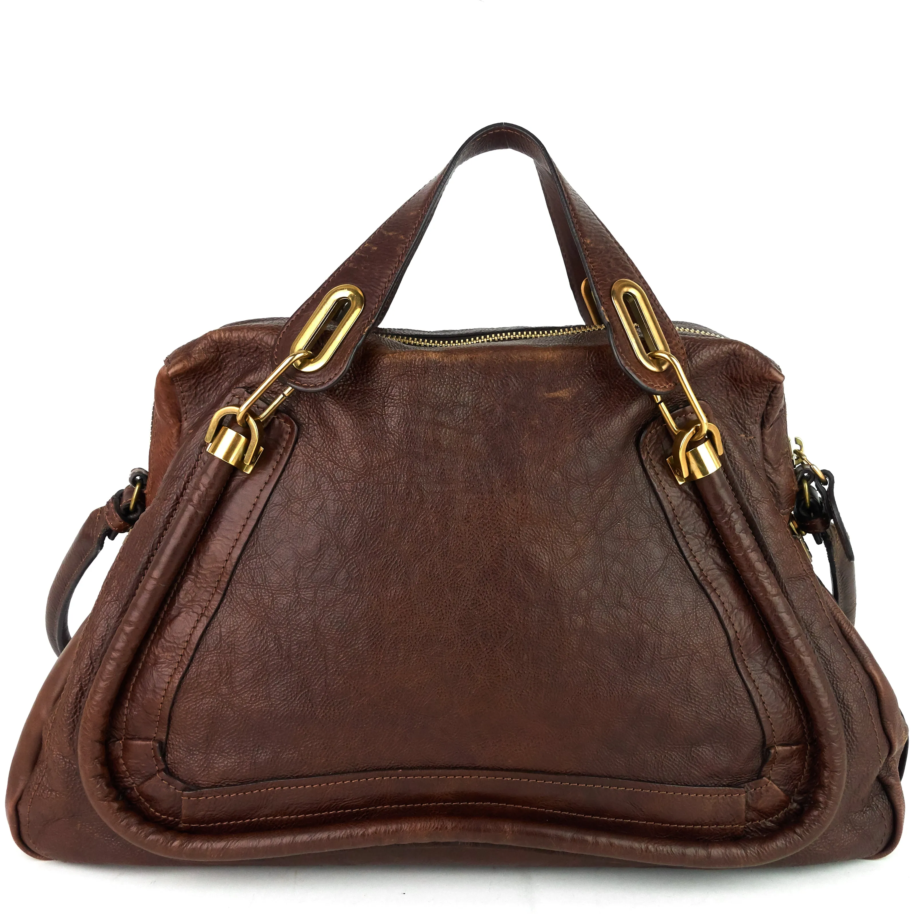 Sac à bandoulière en cuir moyen Paraty Bags_Chloé